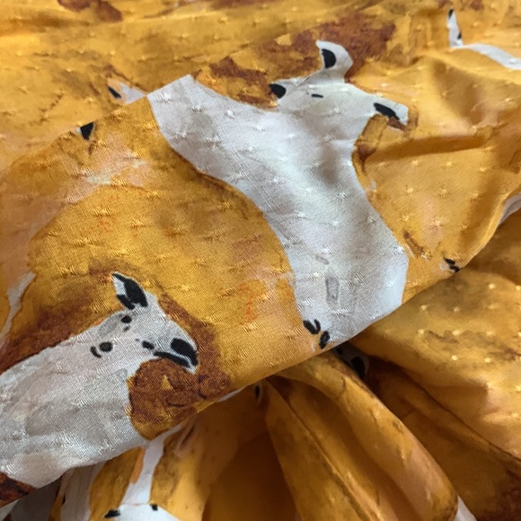 Maeve Mini Shirt dress Anthropologie dog print new with tags sold out xtra small - Picture 7 of 10